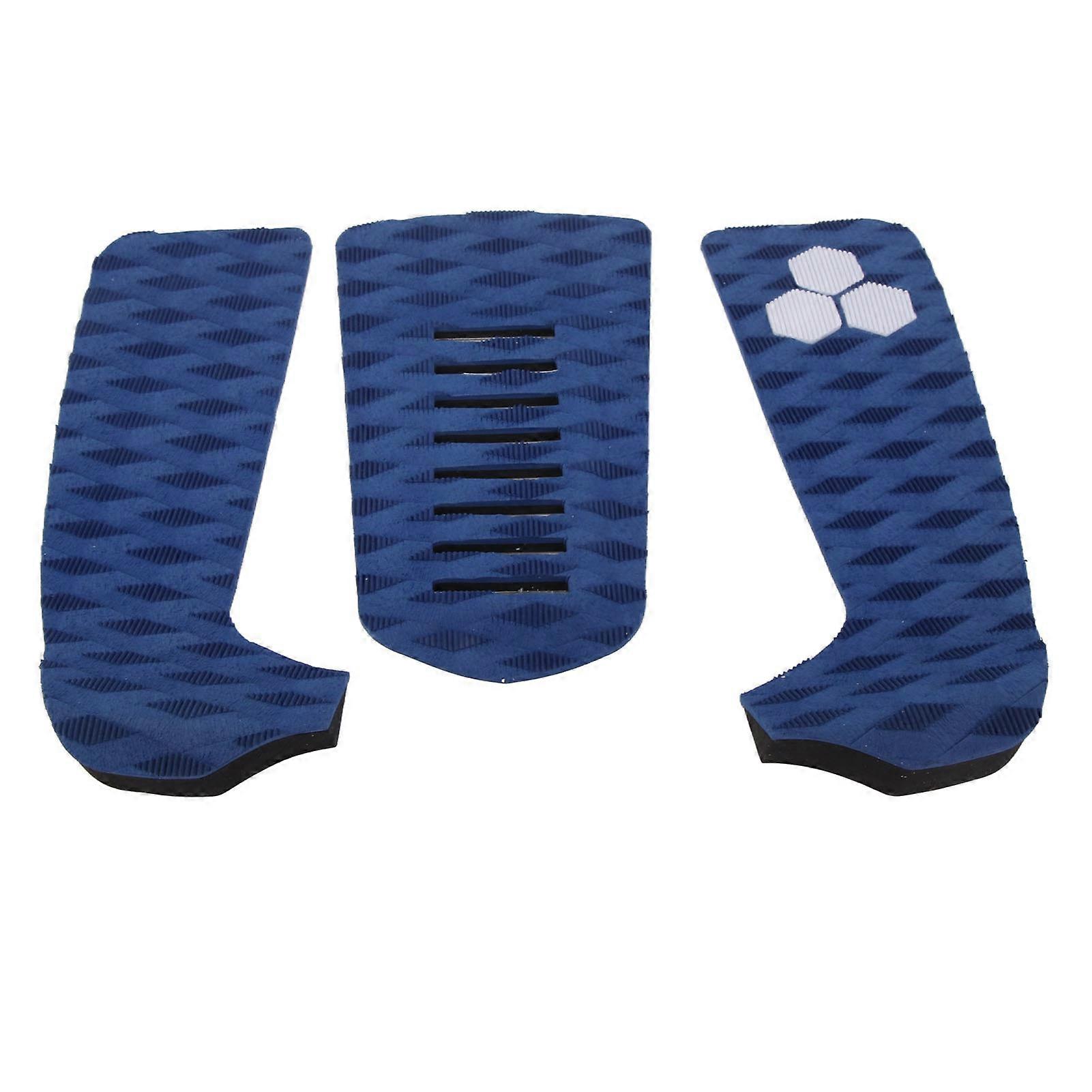 Surf Deck Traction Pad EVA Trimmable Anti Slip Strong Grip Versatile Surfboard Accessory for Yacht Longboard Paddleboard Blue