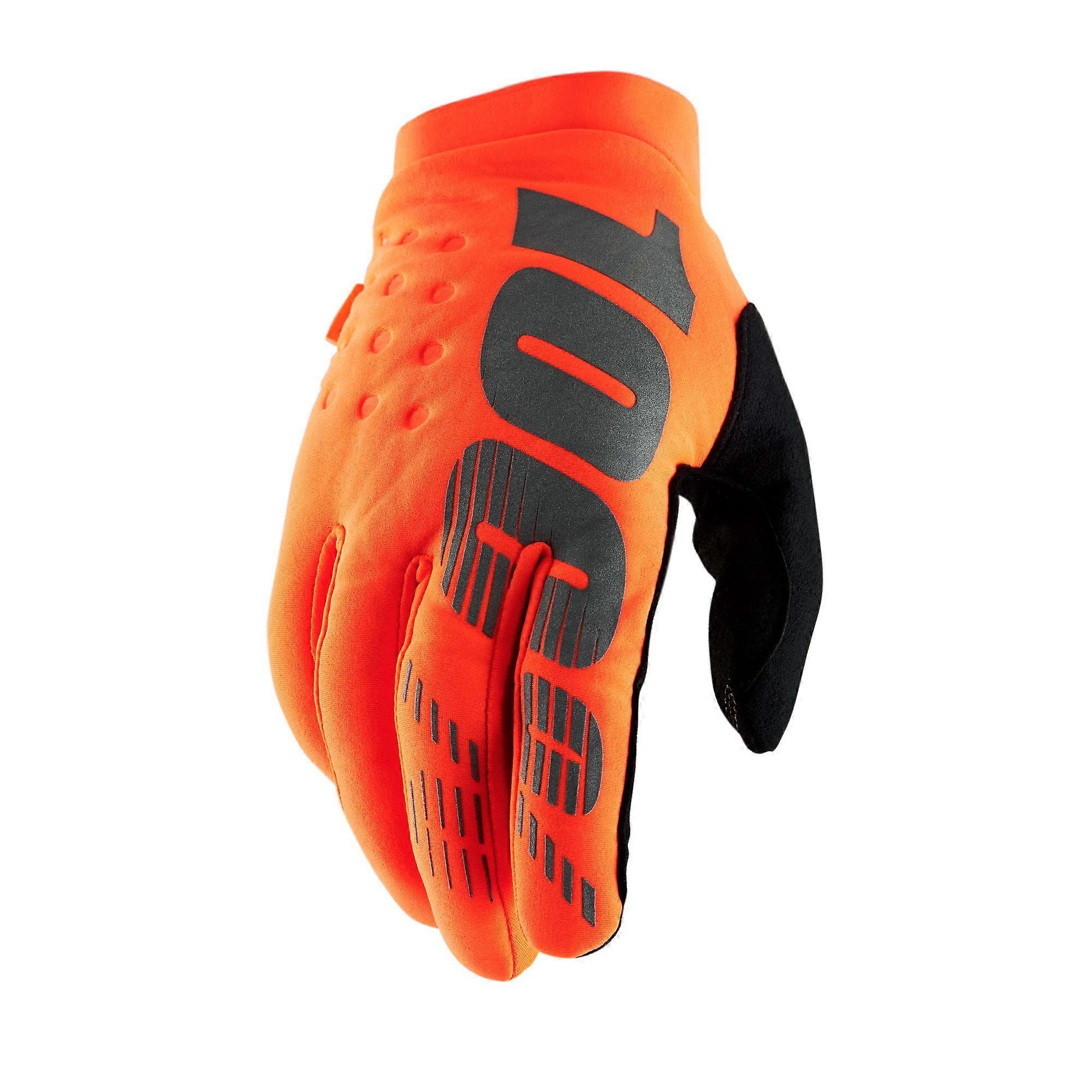 Youth Cold Weather Motocross Mountain Bike Gloves, Waterproof, Size S/M, Durable Material, Black