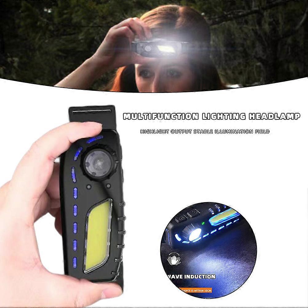 Wave Induction Multi-Function Lighting Headlamp Intelligent Light Control Multi-Function Suitable for Backyard