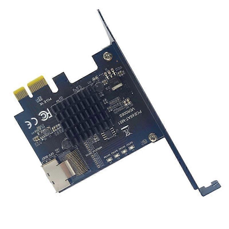 PCIE - Mini SFF-8087拡張カードサポート4ポートSATA 3.0 6Gbps HDD SSD SFF8087-PCIE X1アダプターSATAコントローラー
