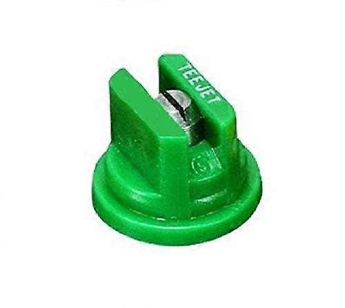TeeJet Even Flat Spray Tip Green 95 Degree 0.15 GPM 40 PSI Polymer Insert With Stainless Steel TP95015EVS