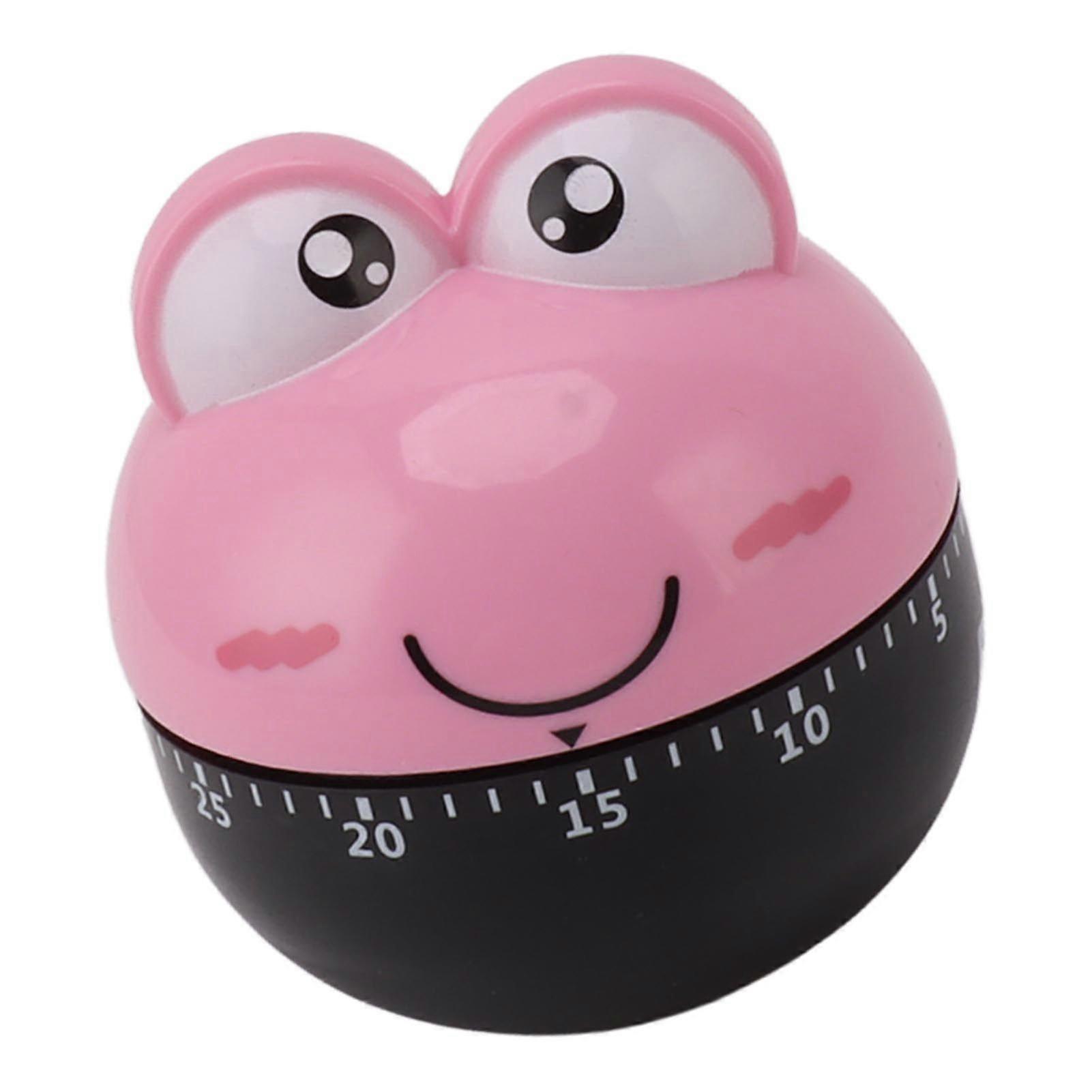 Adjustable Cartoon Kitchen Timer, 60-Minute Mechanical Cooking Timer