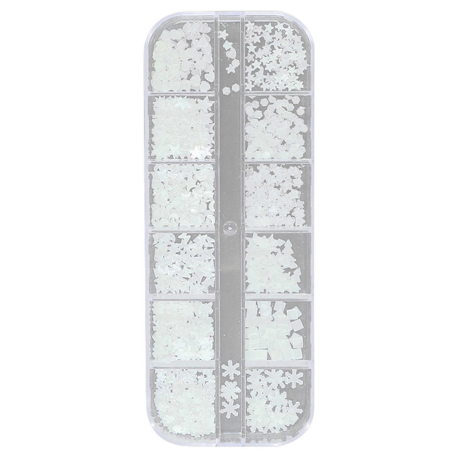 Nail Art Luminous Sequins Long Strip Boxed Thin Sequins Luminous Sequins WU206