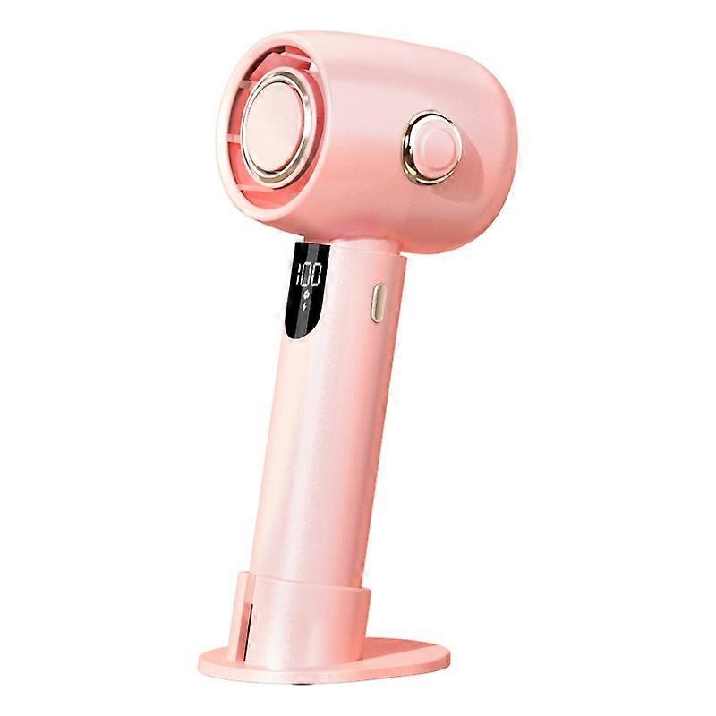 N28 Mini Summer Cooler Desktop Fan Turbine Handheld Fan USB-C Charging Fan (Built-in 2000mAh Battery