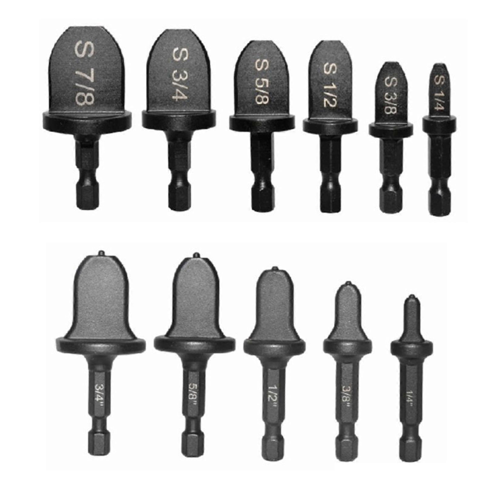 11Pcs Hex Shank Copper Tube Expander Set for Efficient Reaming and Pipe Applications Home Renovations and HVAC Repair