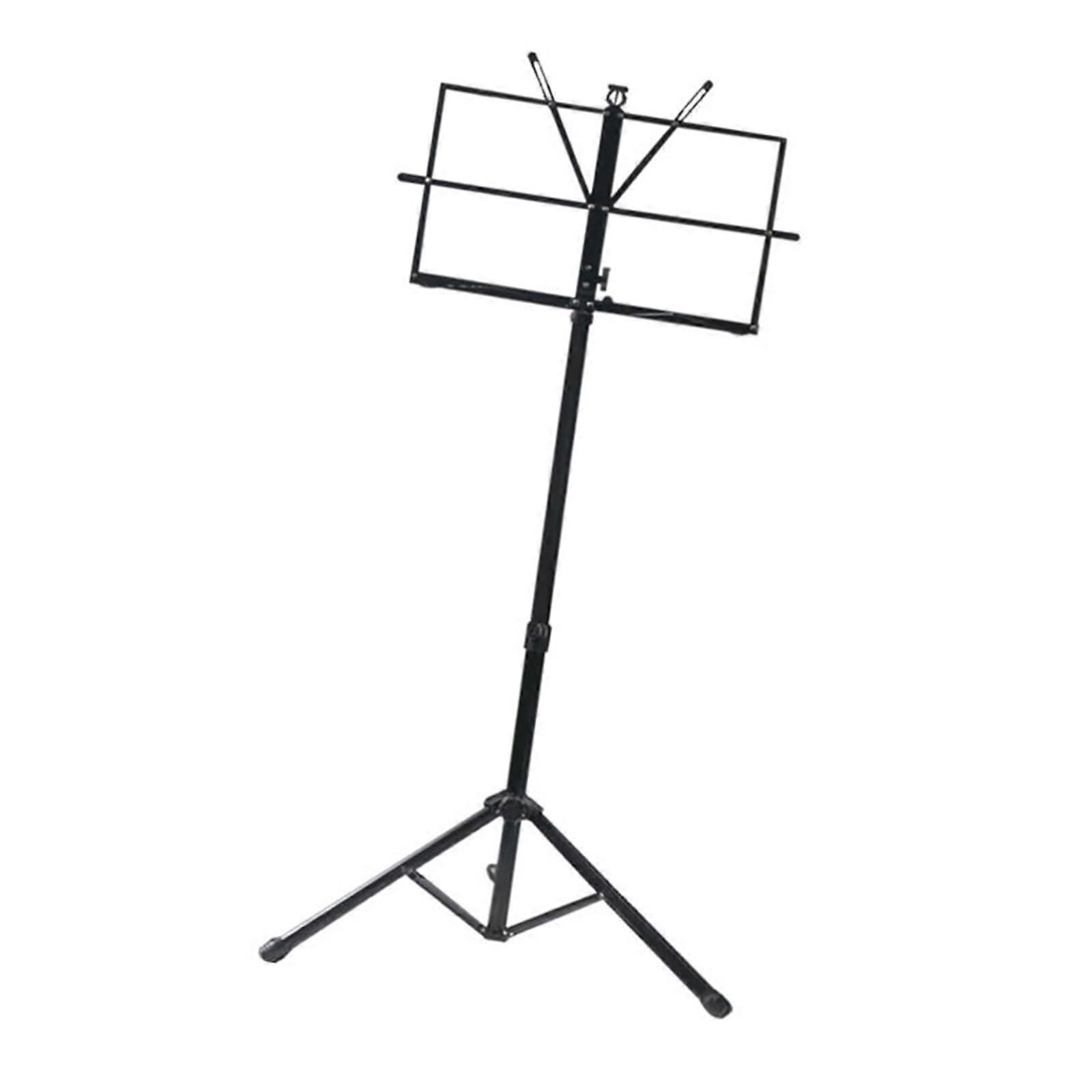 Violin Accessories Professional Liftable Music Stand for 1/4 Violin Guzheng Erhu Black with Adjustable Height and Durable Material