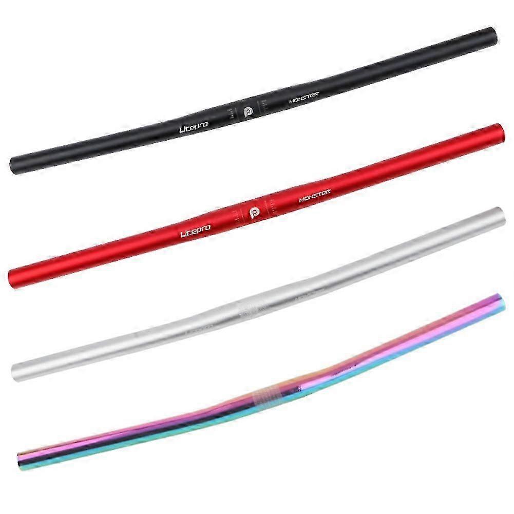 Folding Bike Bicycle Full Straight Handlebar 25.4x540 580mm Carbon Fiber Bar Horizontal Handle Bar for Litepro