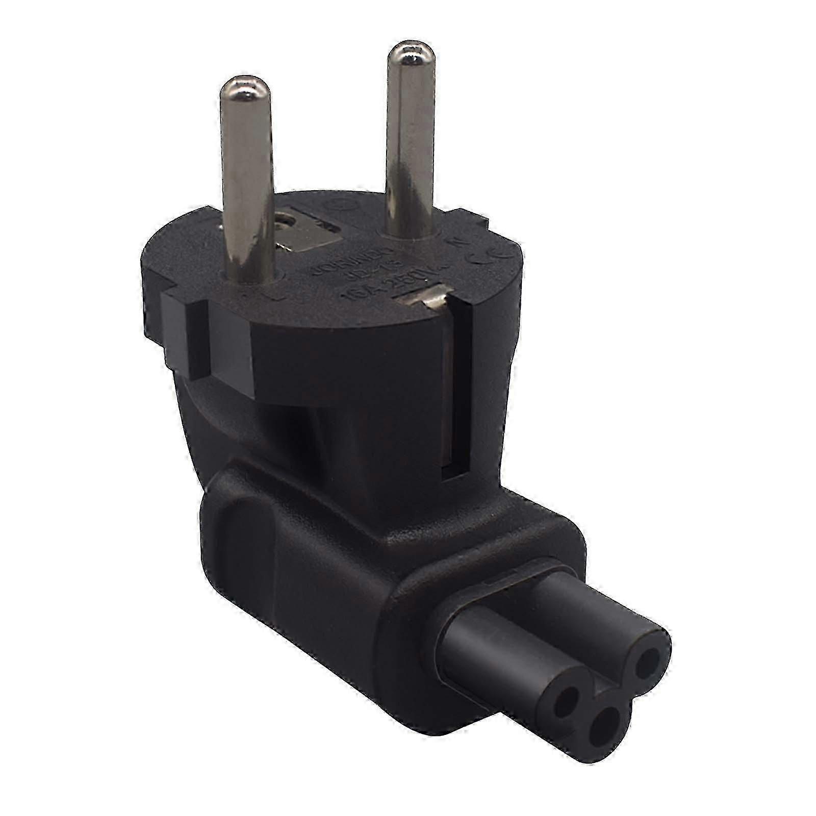Eu 4.8mm To Iec 320 C5 Adapter Converter For Laptop Printer Notebook Durable