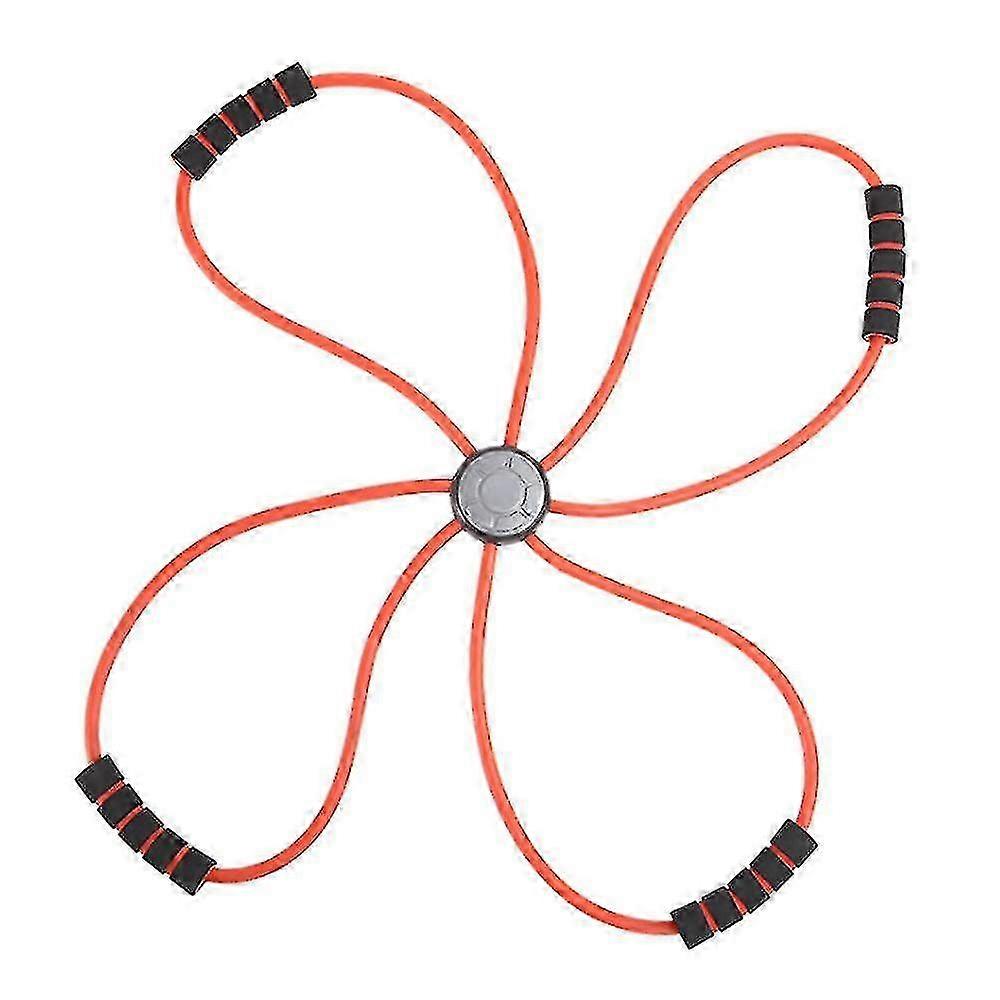 ピラティスヨガ筋力トレーニング用ハンドル付き女性用コアクロスレジスタンスバンド