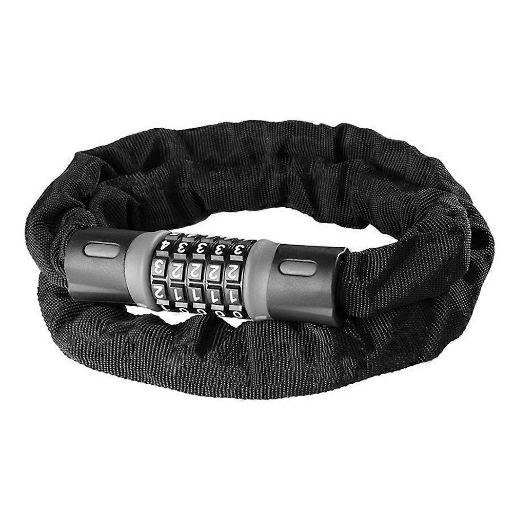 Secure and Flexible Chain Lock with Resettable Combination, Suitable for Bikes and Tools