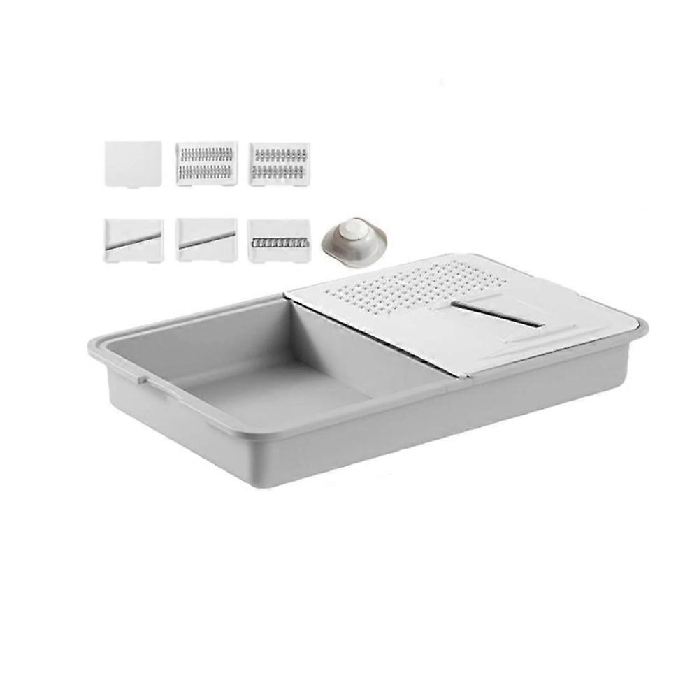 Multi-Functional Grater & Drainer Cutting Board