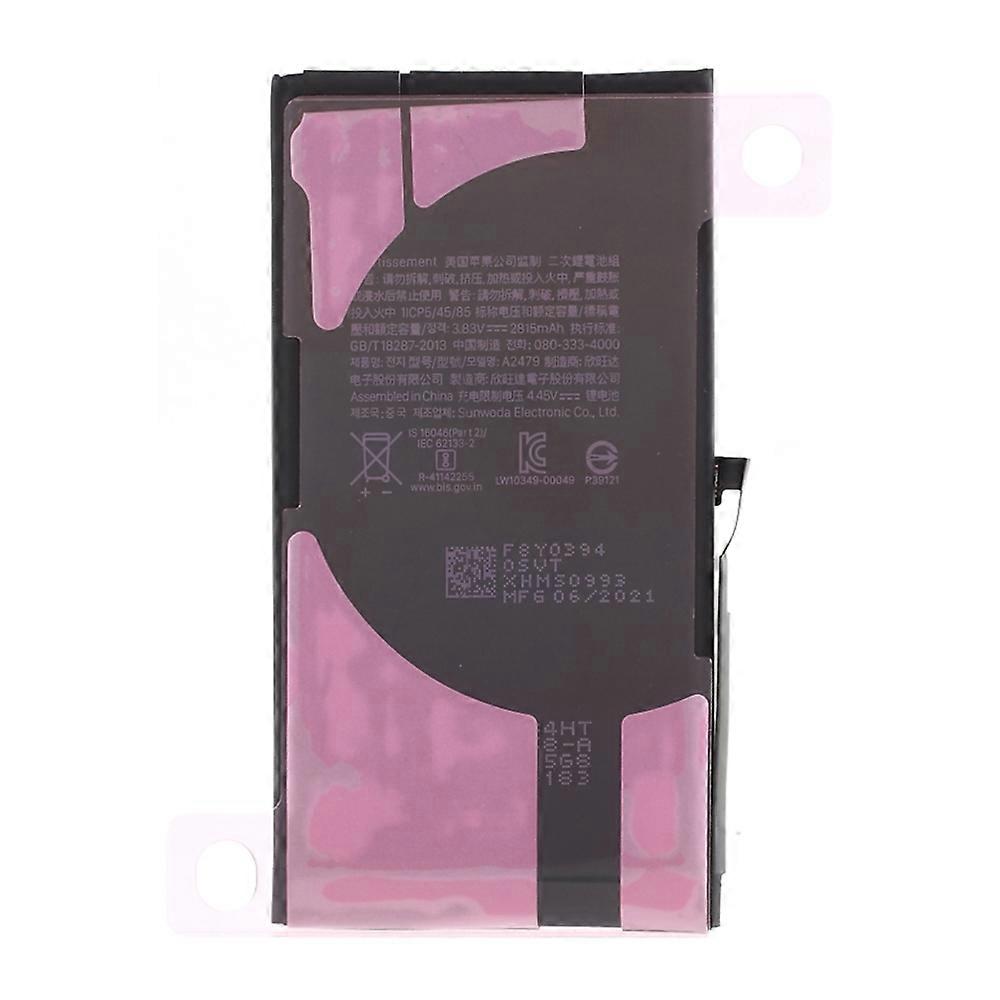 Per iPhone 12 12 Pro 3.83V 2815mAh Batteria ricaricabile agli ioni di litio Batteria Adesivo Parte di ricambio (Sup