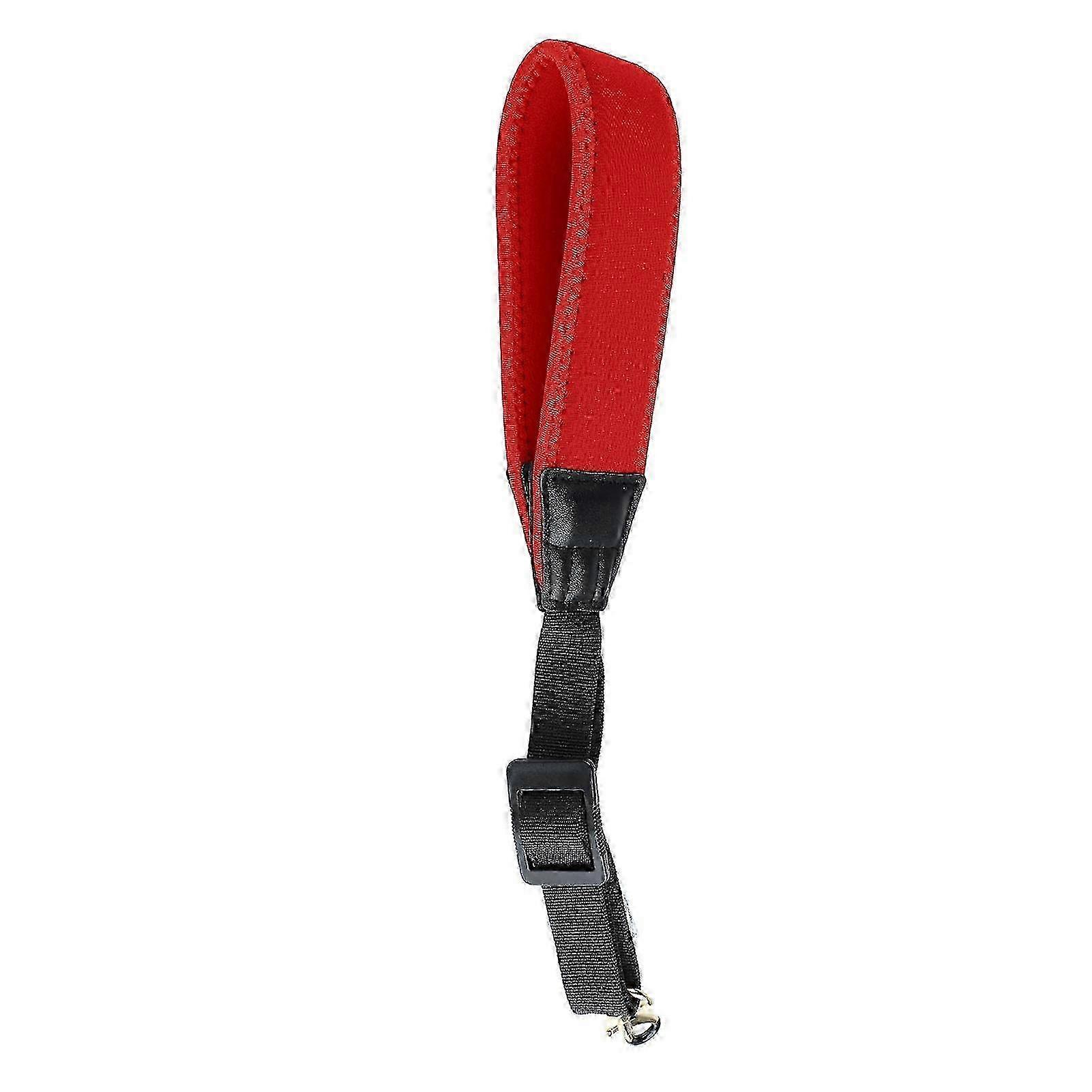 Sax Shoulder Strap Length Adjustable Comfortable Saxophone Single Shoulder Harness Replacement Red
