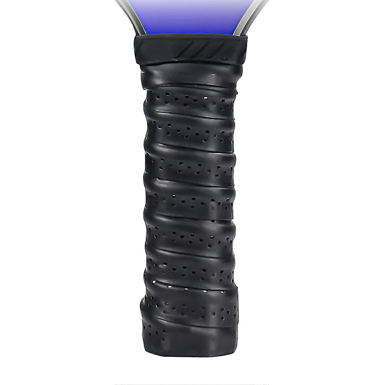Badminton Grip Tape Non-Slip, Breathable Racket Grip Tape for Badminton, Tennis, Squash Paddles, Black Color
