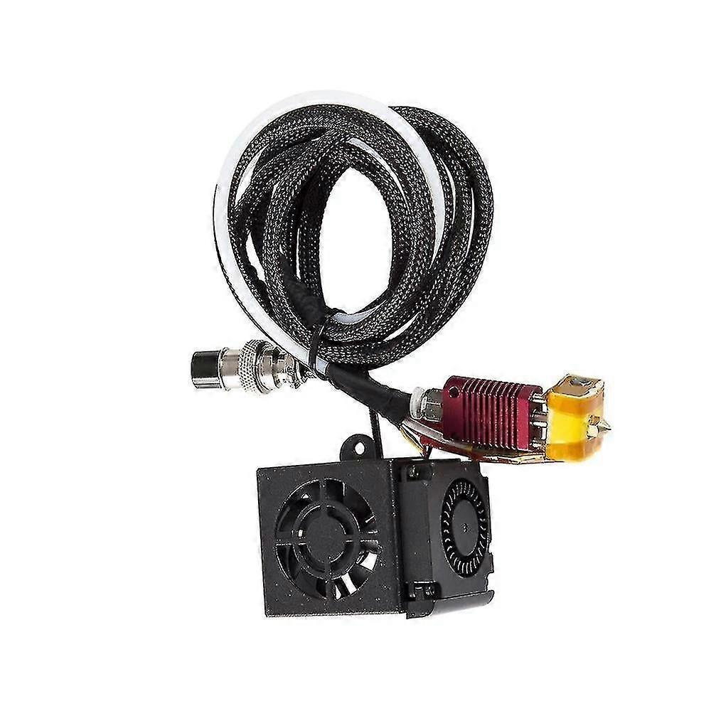 Complete Assembled 3D Printer Extruder Kit with Hotend Assembly and 10 Nozzles