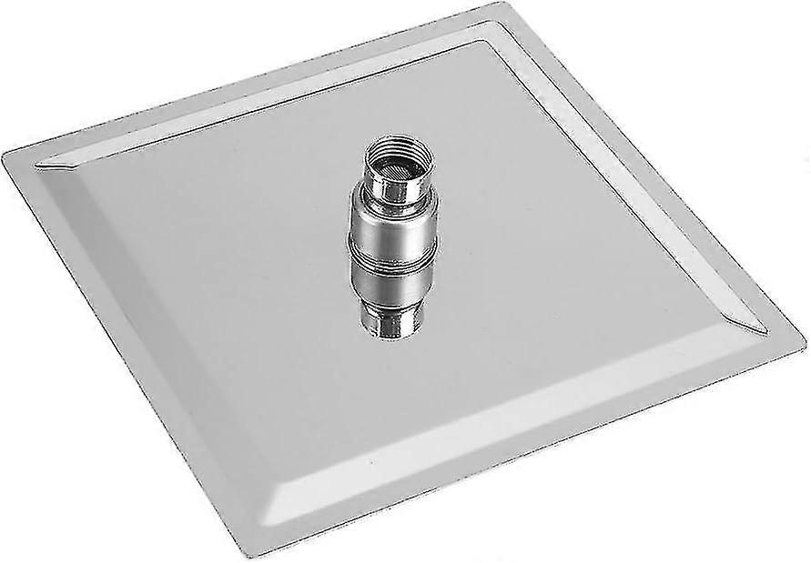 Square Shower Head Ultra Thin Stainless Steel Hand Shower Rainfall Wall/Ceiling Mount