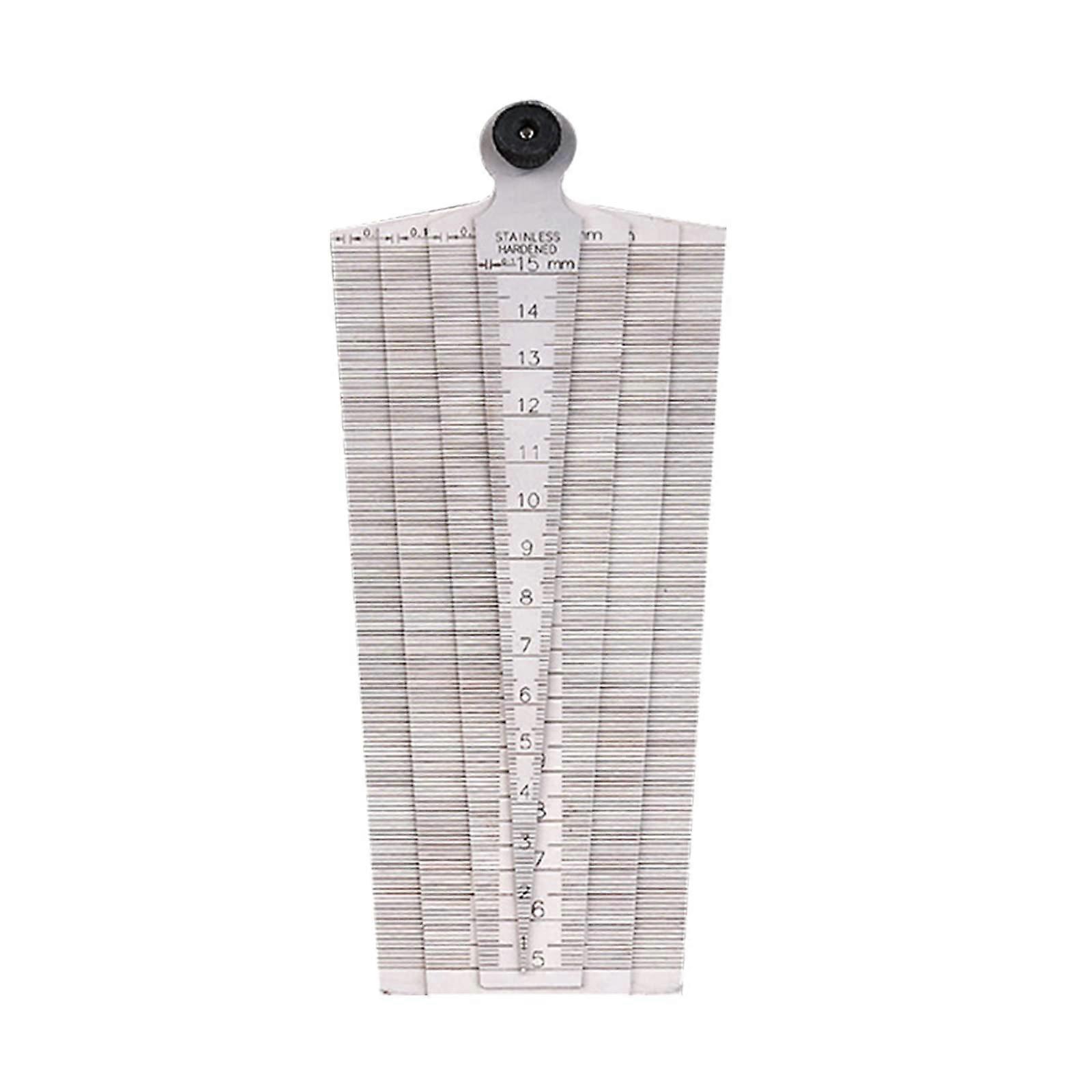 Ruler Taper Gauge Depth Ruler Feeler Gauge Inner Diameter Measurement Tools Stainless Steel Hole Inspection