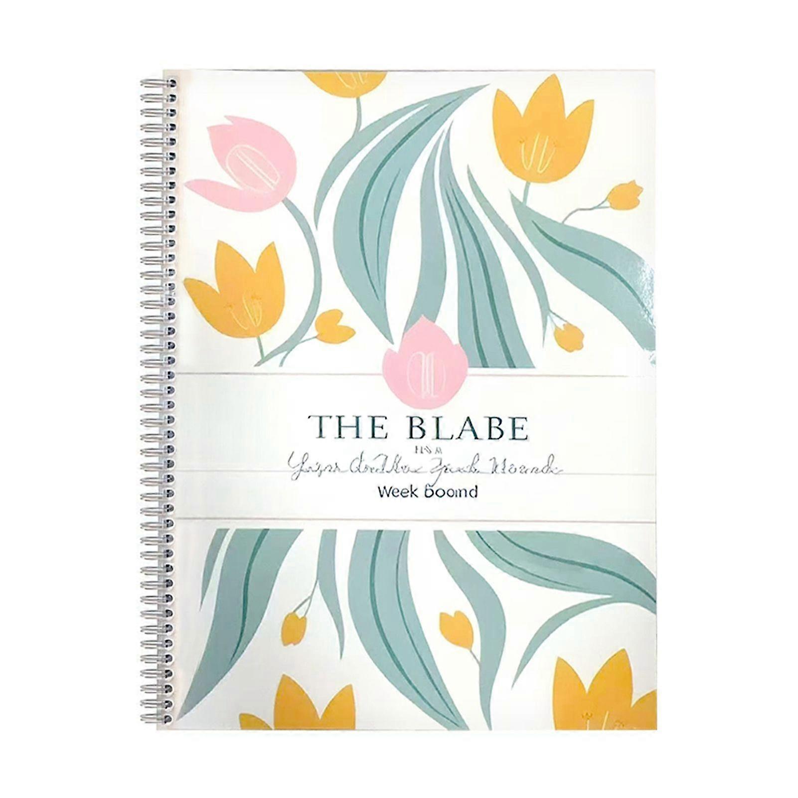 The Bible in A Year: 52-Week Study Workbook Through Gods Word, Spiral Bible Study Guided Journal for Women Gift