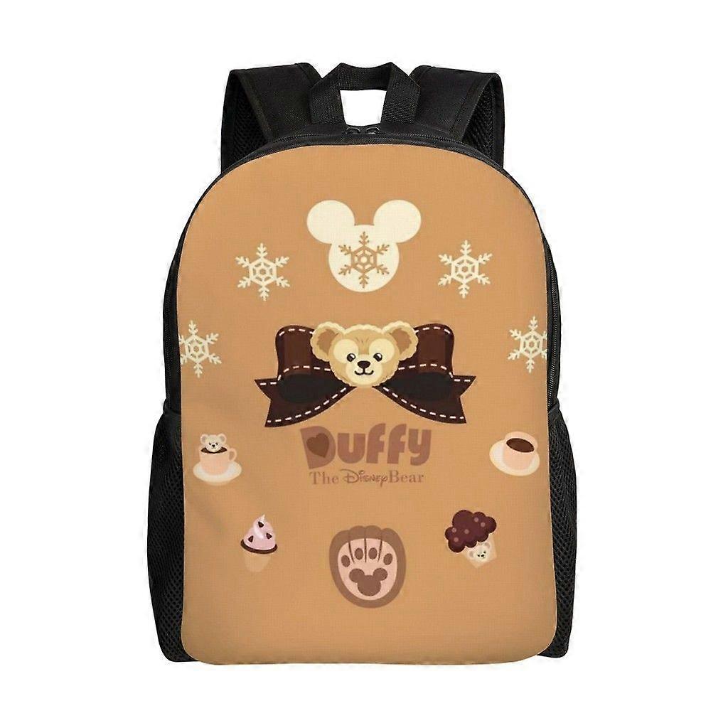 Duffy Versatile Backpack Washable casual style School Student Backpack Trendy Oxford Cloth Computer Bag Unisex-hk3481