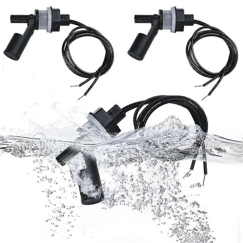 3PCS Horizontal Float Switch Side Mount Plastic Water Level Sensor