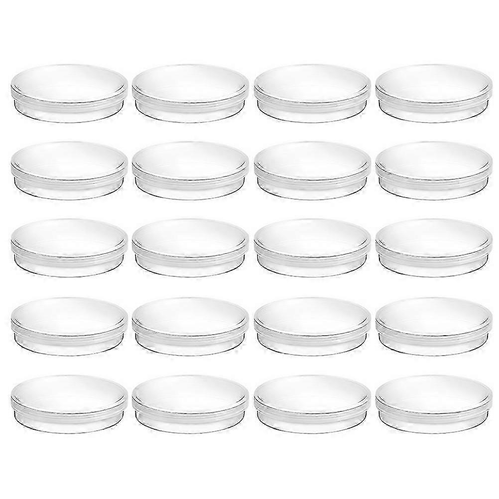 30 Pcs Glass Petri Dish with Lids 9X9CM Transparent for Science Art