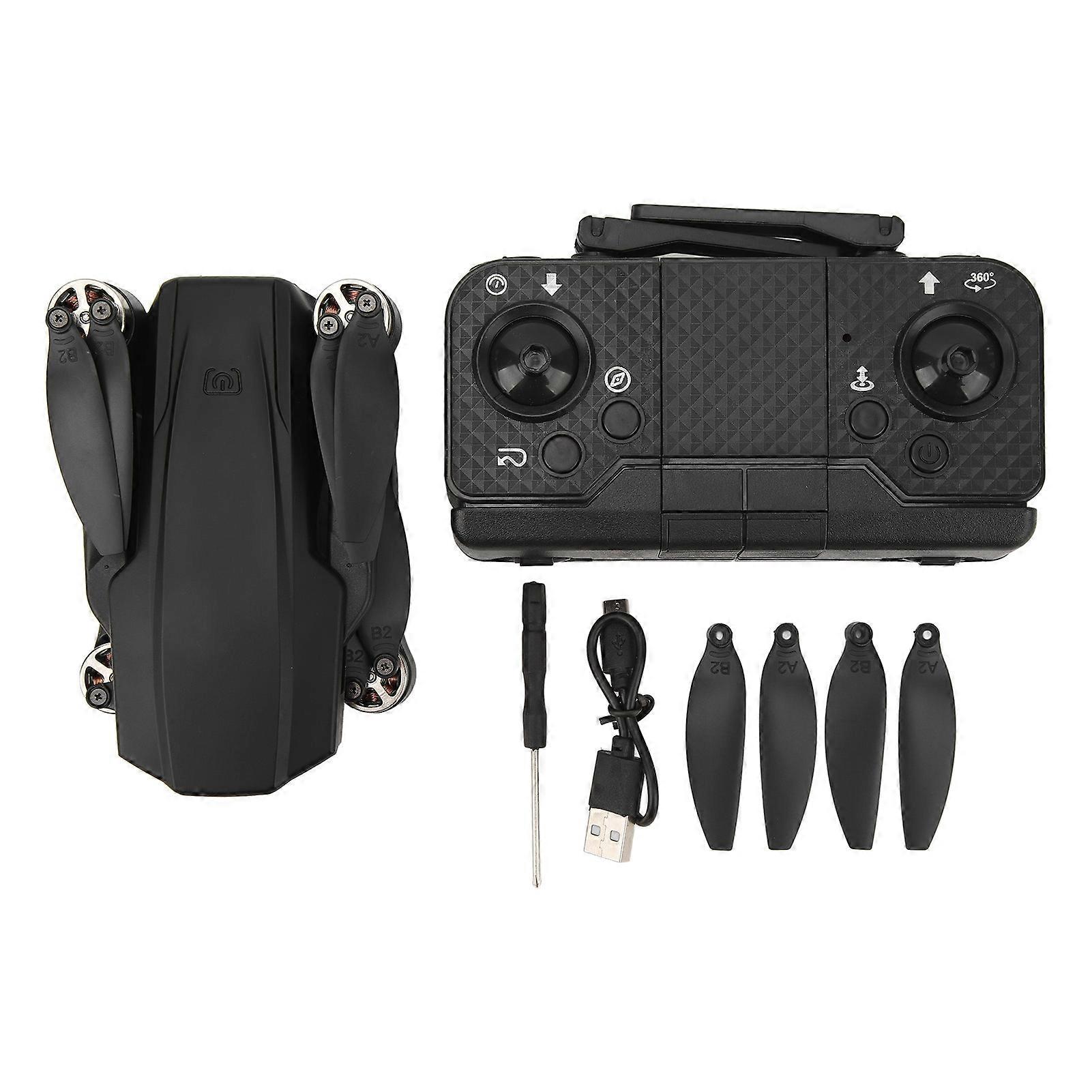 H16 RC Drone Double Caméra Foladable Quadcopter Noir Flux Optique Hover Flip Mode Sans Tête Gravity Sensing Drone Jouet