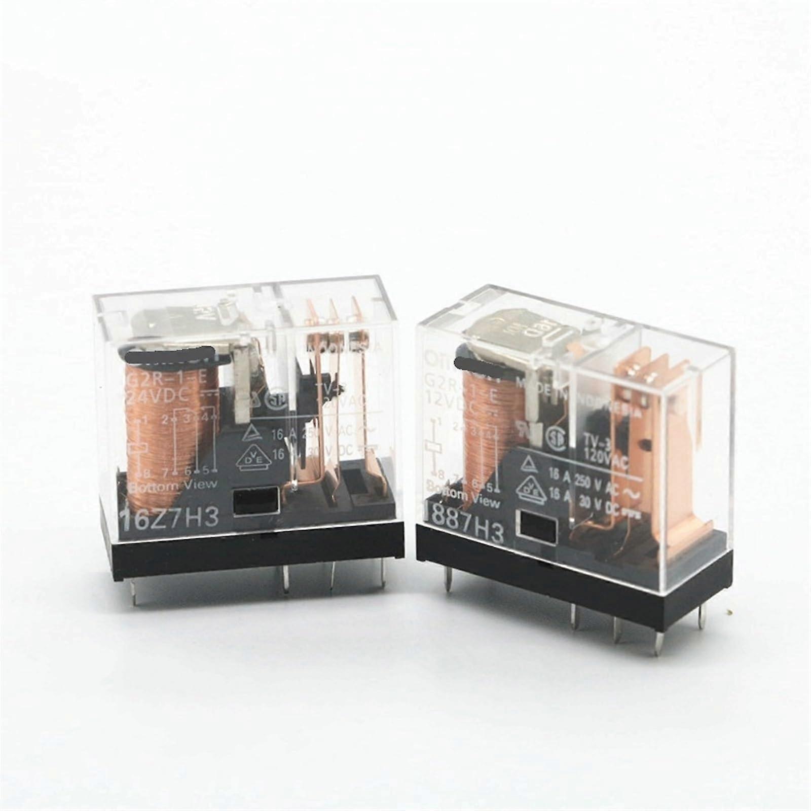 Performance relay G2R1E12VDC G2R1EDC12V G2R1E24VDC G2R1EDC24V 16A 12V 24V 8PIN Performance relay 5pcs(12V) Ref: 9958
