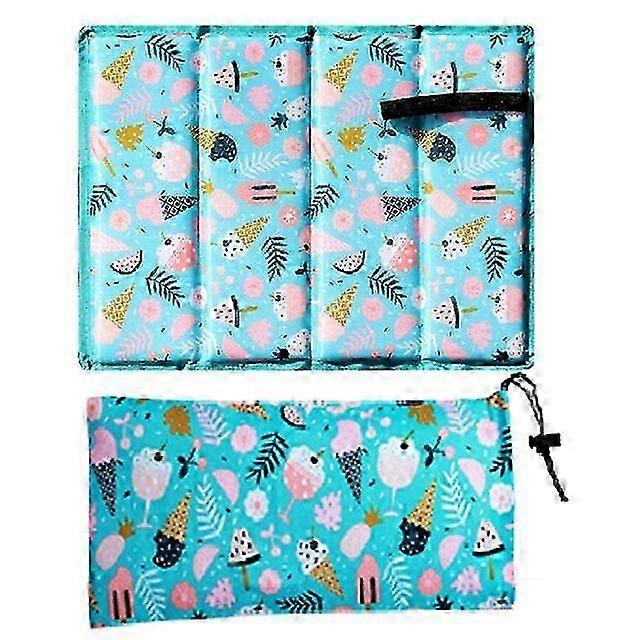 Portable Waterproof Folding Outdoor Camping Mat Cushion for Beach Picnic and Hiking Activities - Ideal for Comfortable Seating