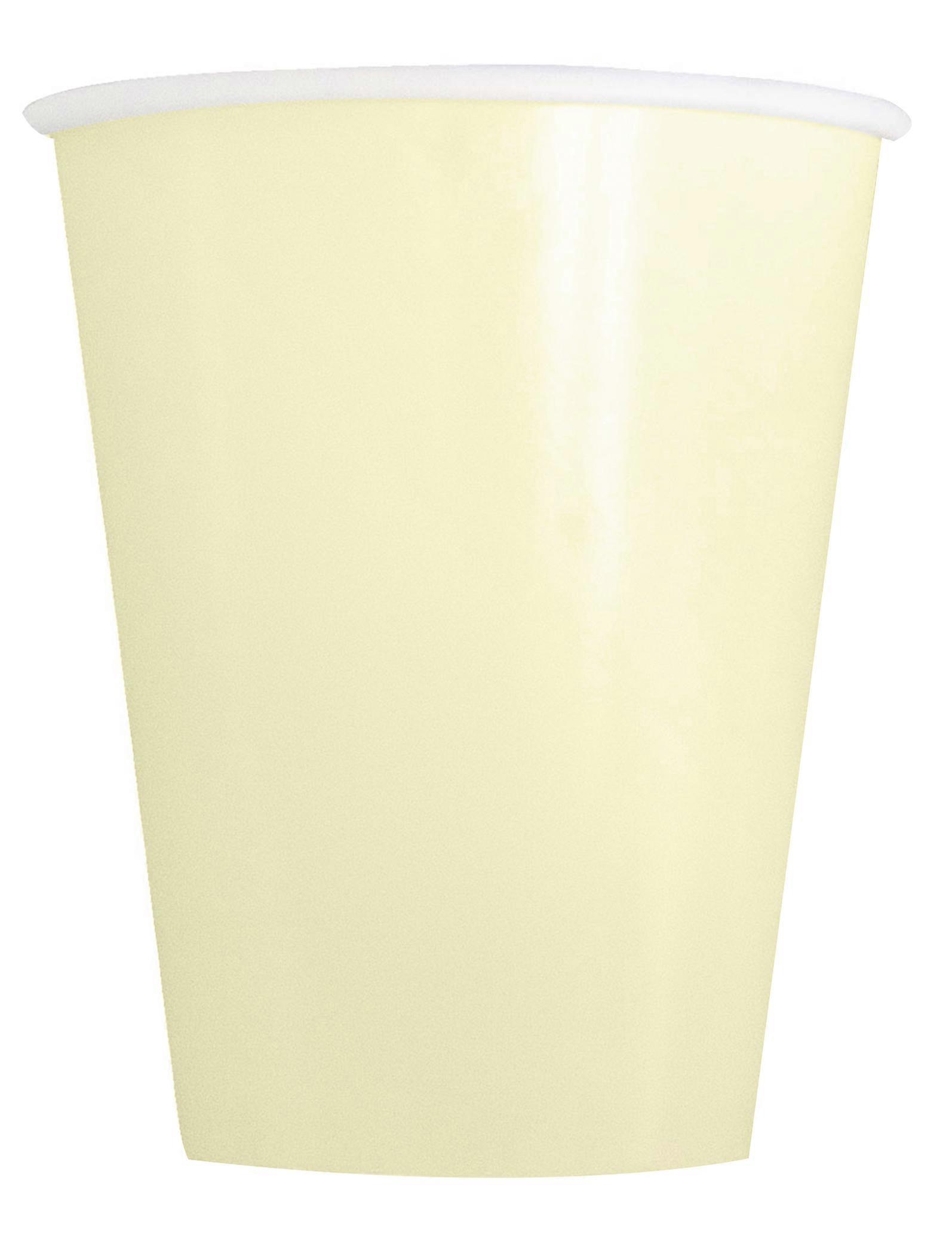 14 Ivory Paper Cups 266 ml
