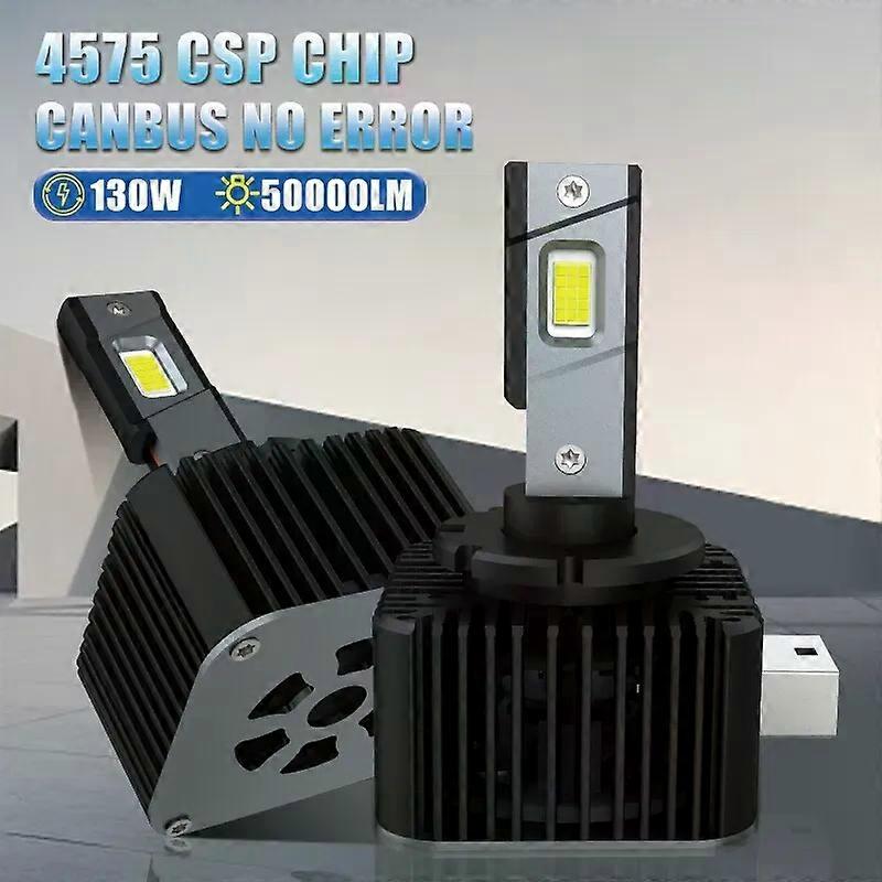 Carshark D1S D3S LED izzó fényszóró készlet 60000lm szuper fényes D2S D8S D4S automatikus lámpák D1R D2R D3R D4R autó lámpák Hid csere