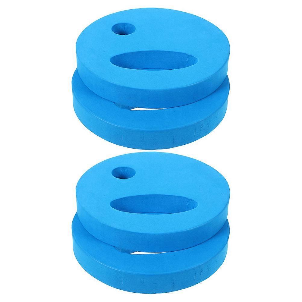 Paddle Float Swimming Gear for Adults and Kids Foam Round Simple Design Swimming Practice 2 Pairs