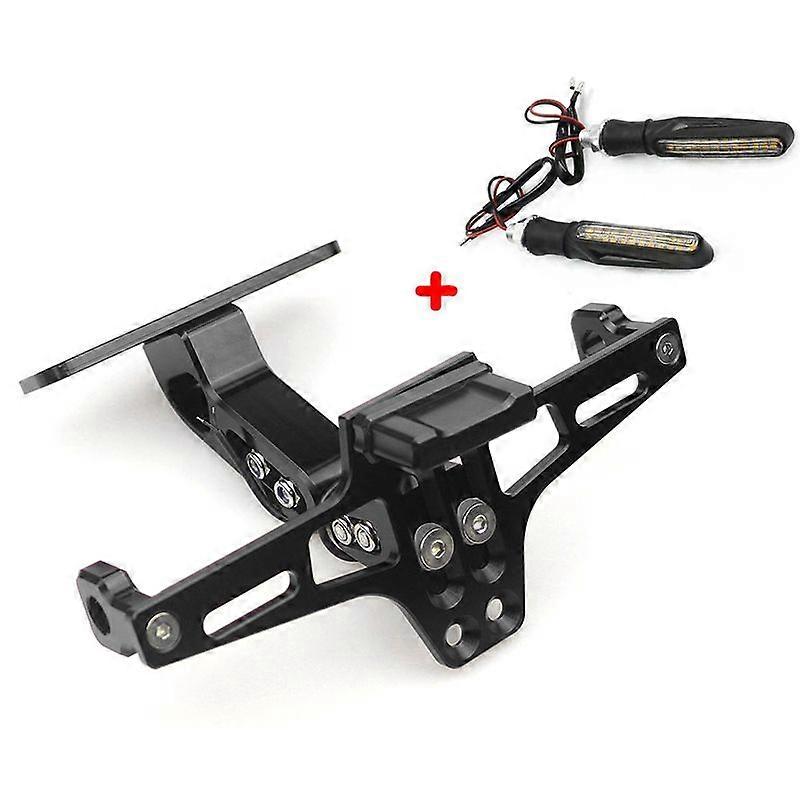 Motorcycle Rear License Plate Holder Turn Signal Lights For YAMAHA T-MAX 530 TMAX 500 MT-03 MT-07 MT-09 MT-09 Tracer R1 R6 R3Motor Vehicle Frame & Bod