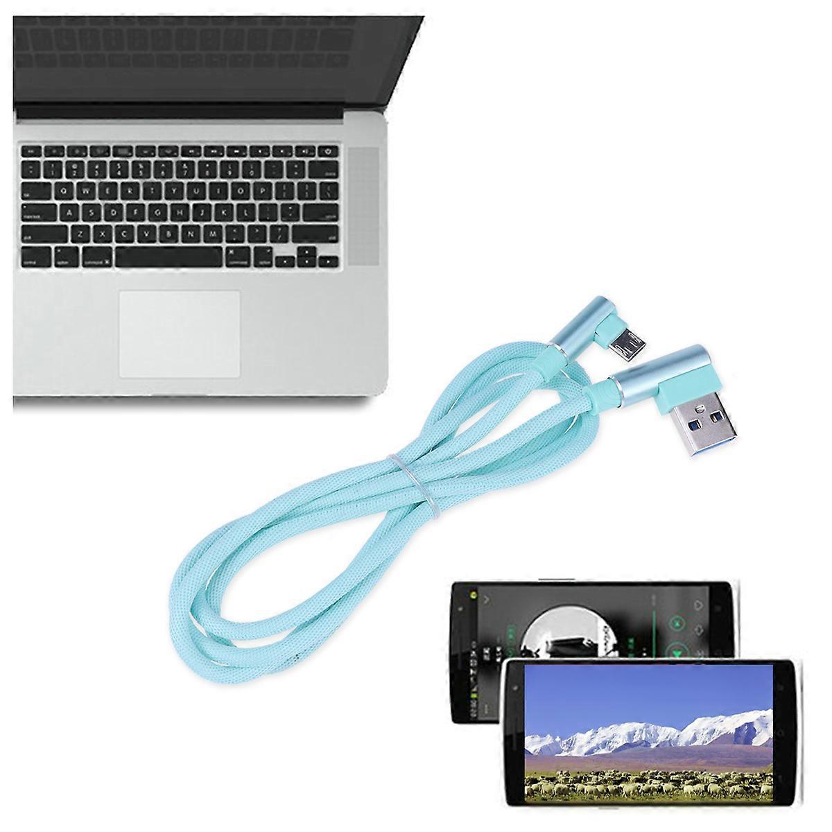 Fast Charging Cable Nylon Braided 1m For Users Quick Charger Data Transfer Practical Accessory 1Pcs