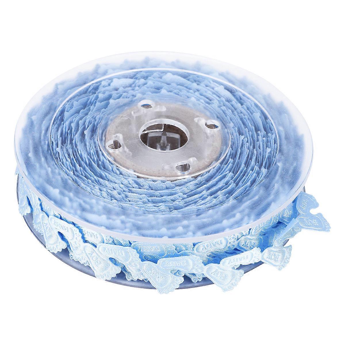 Stuha k narozeninám nebesky modrá polyester 15m x 1.8cm 1Set