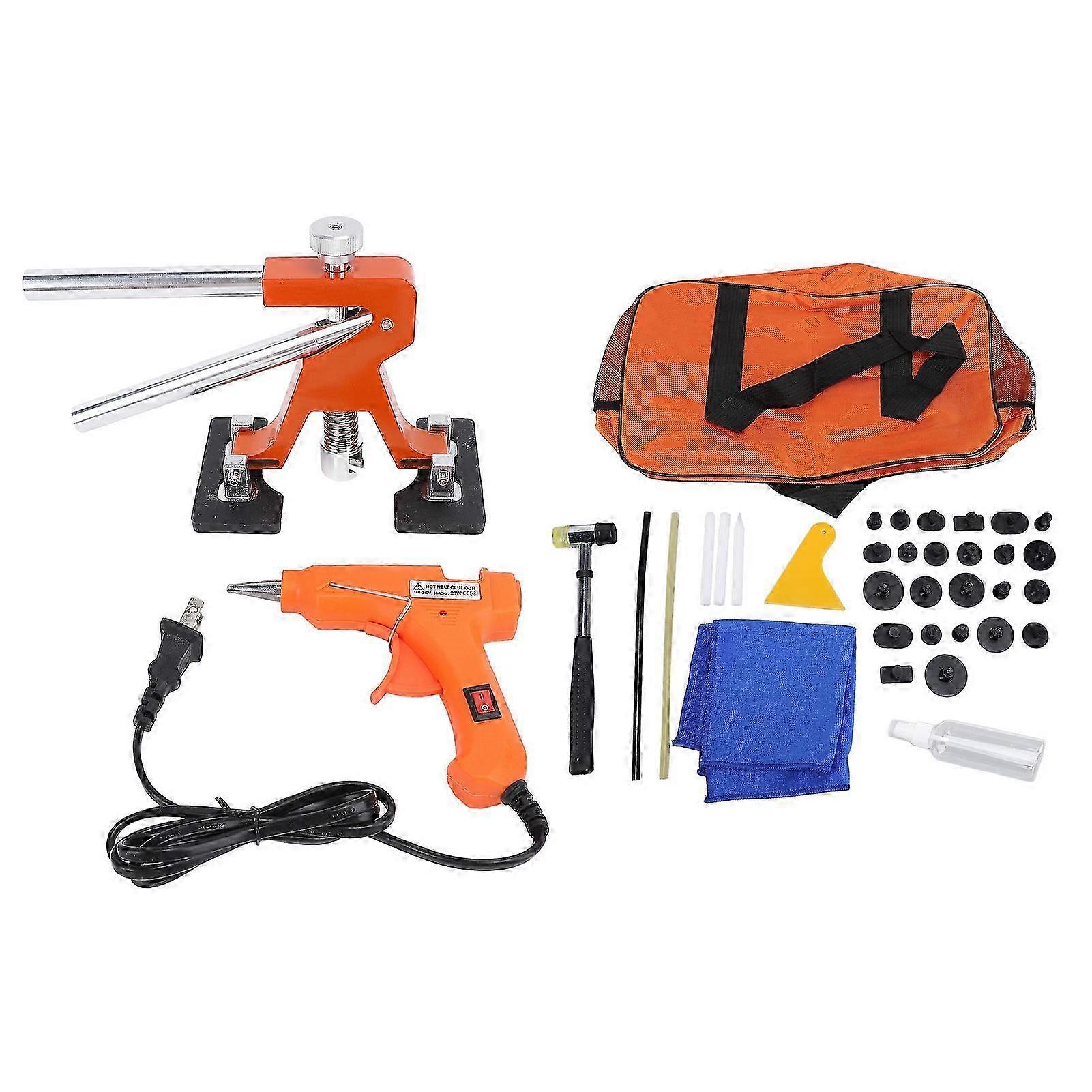 48Pcs Puller Kit Adjustable Versatile Car Body Paintless Dent Removal Tool for Motorcycle RV Refrigerator Washing Machine hwy