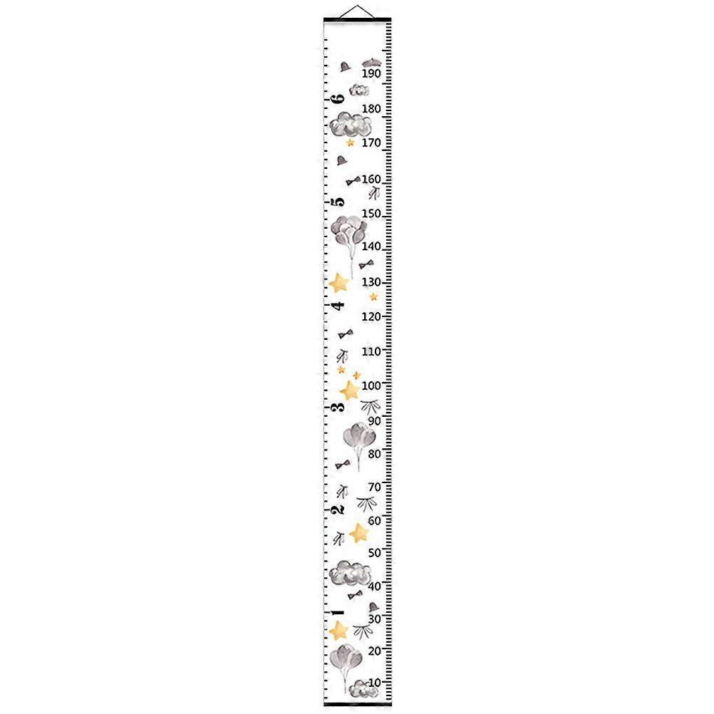 Height Growth Chart Canvas Wall Hanging Measurement Ruler Decorative for Boys Interactive Growth Tracking