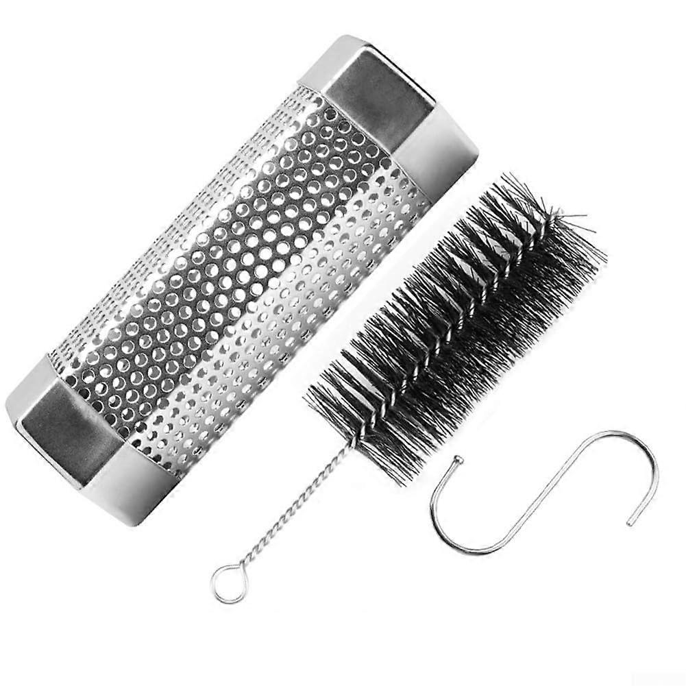 Highperformance pellet smoke hose with brush and hook for aromatic grilling (15.2 cm brush hook) 6inchBrush hook