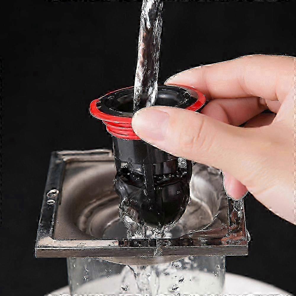 Rubber Floor Drain Anti-odor Shower Drainer for Bathroom Without Filter