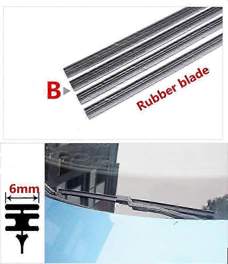 1Pcs Wiper Refill Rubber Strip Suitable For Certain Brands Windshield Wipers