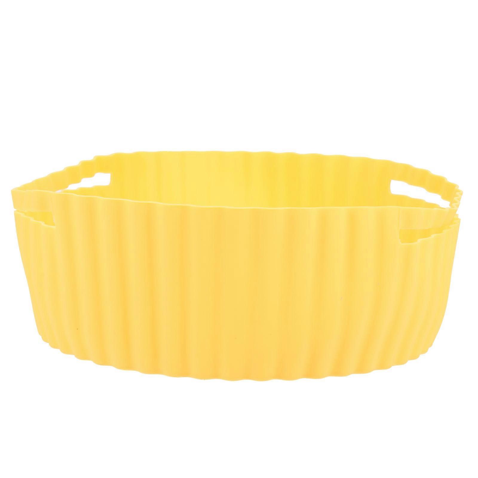Φριτέζα αέρα σιλικόνης Liner Food Cooking Mat Baking Cooking 19X19X7CM Αντικολλητικό Εύκολο Καθάρισμα 1Pack