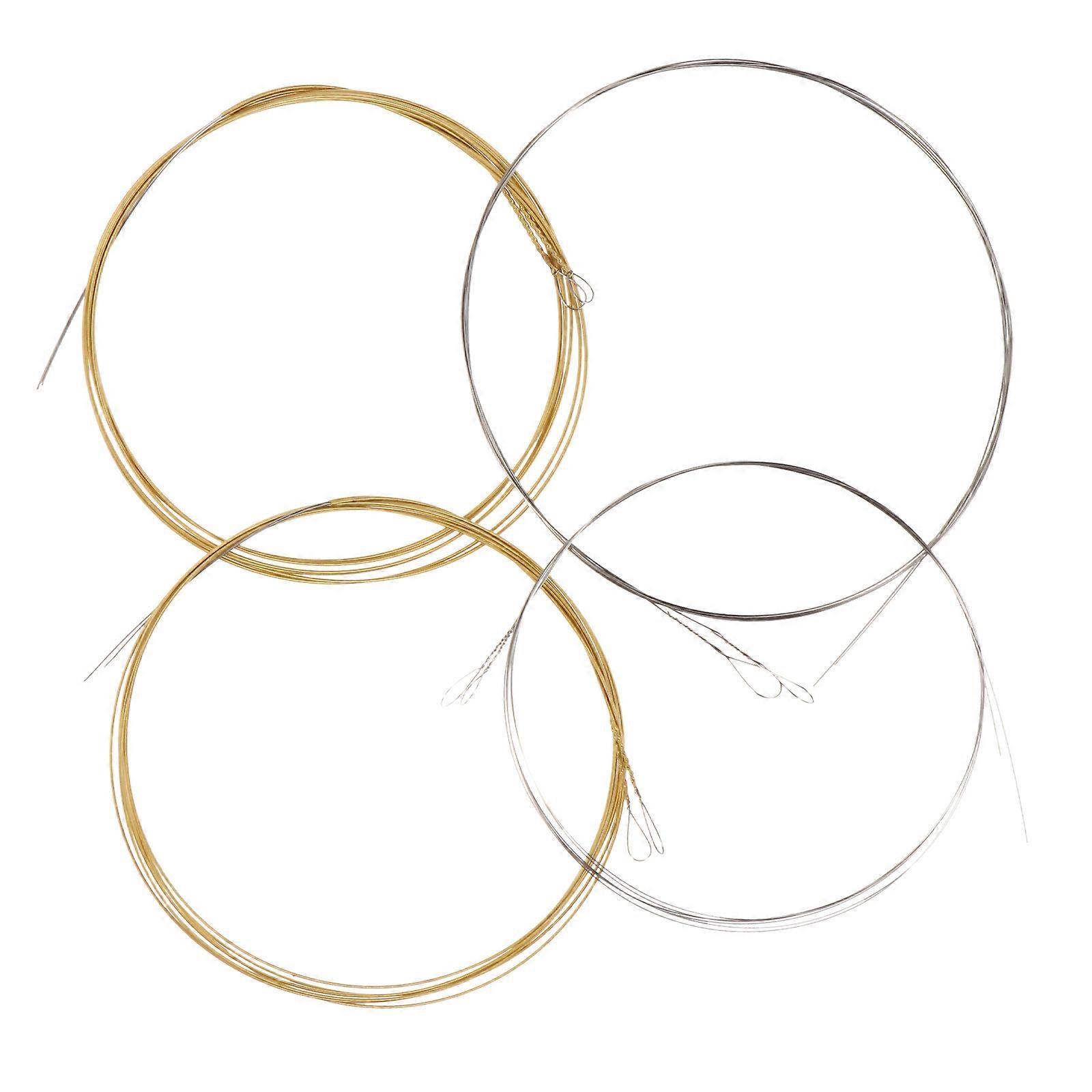 Professional Mandolin Strings Durable Mandolin Strings Music Playing 0.1X84CM 4Pcs
