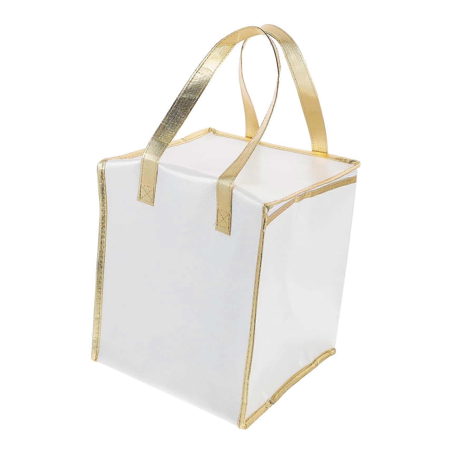1 Piece Insulated Cake Pizza Storage Bag with Zipper, Durable for Picnic Catering