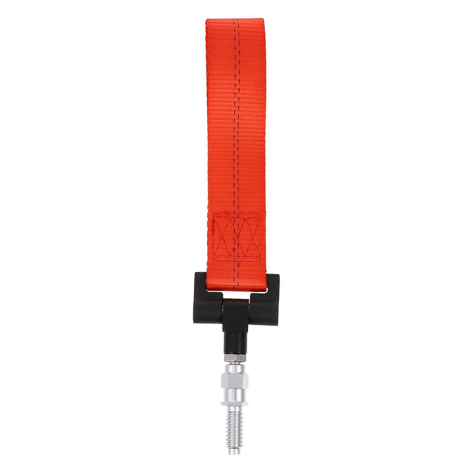 Car Racing Tow Strap Hook Belt Front Bumper Easy Install Lightweight Portable Red
