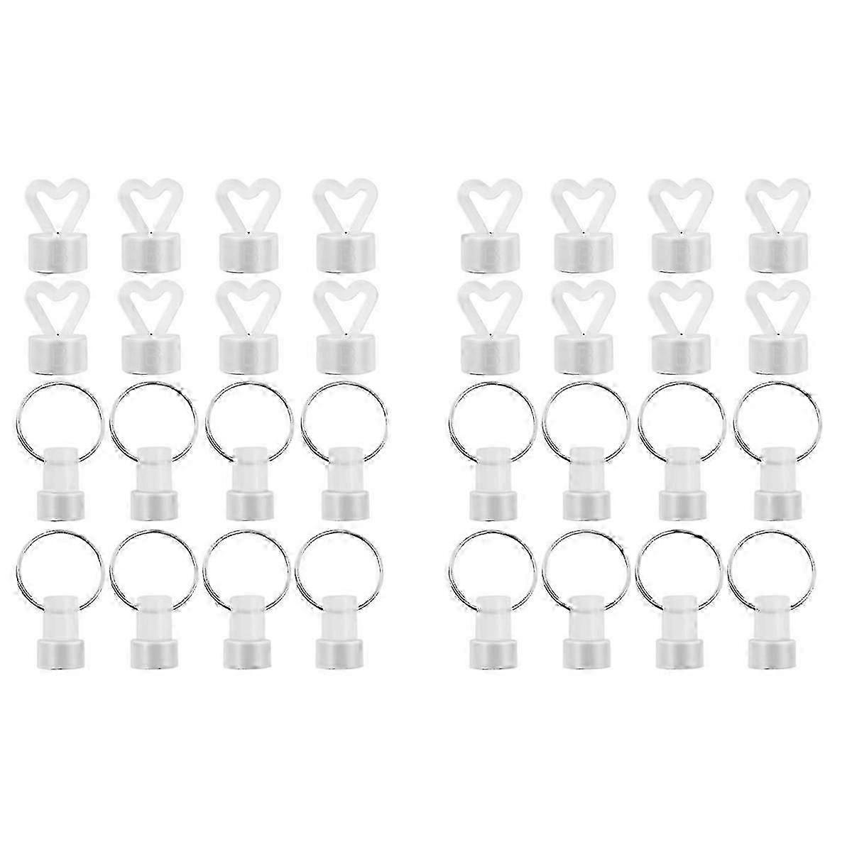 32PCS Helium Balloon Weights, Plastic Set - As Shown