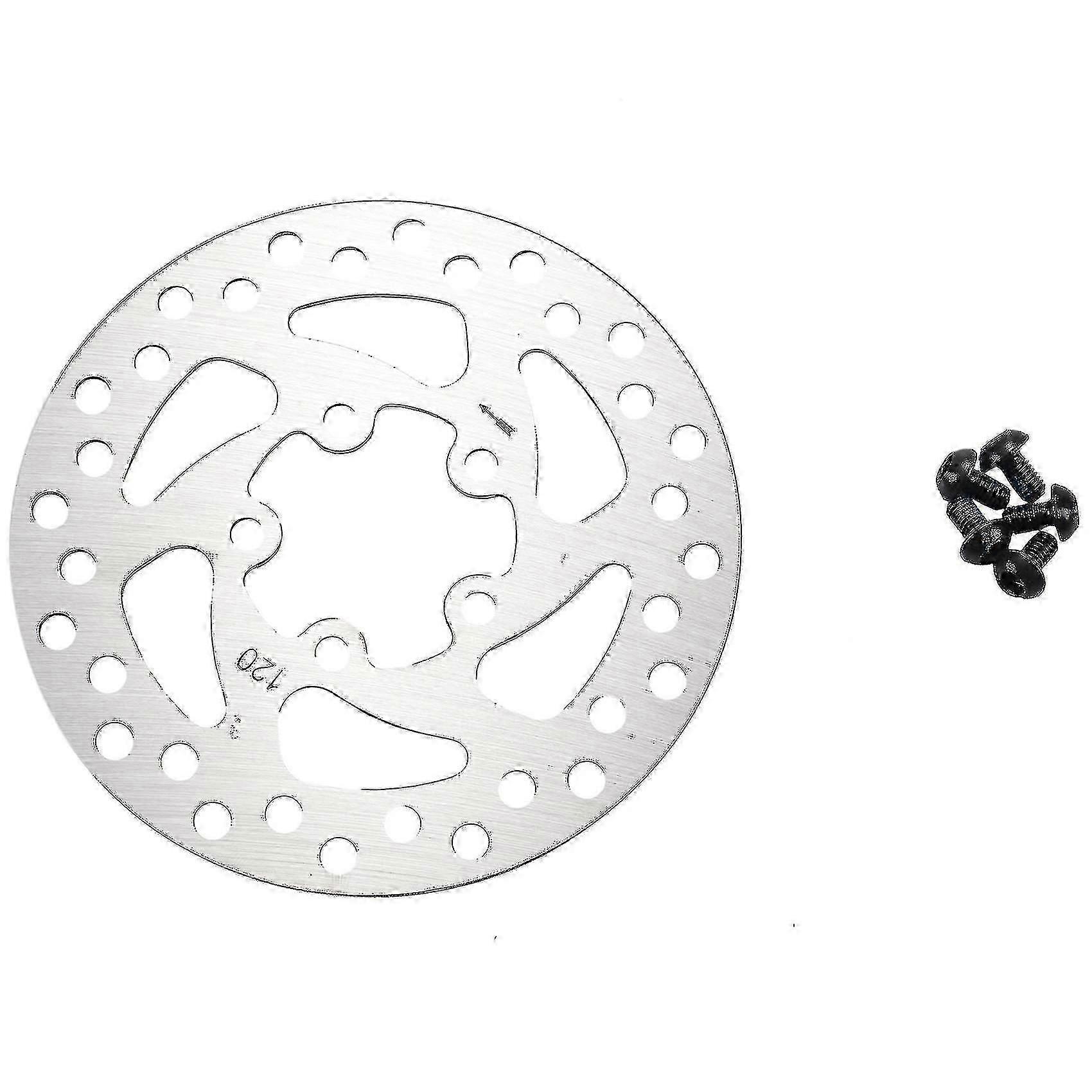 Freio a disco de roda traseira elétrico de 120mm compatível com xiaomi com parafusos