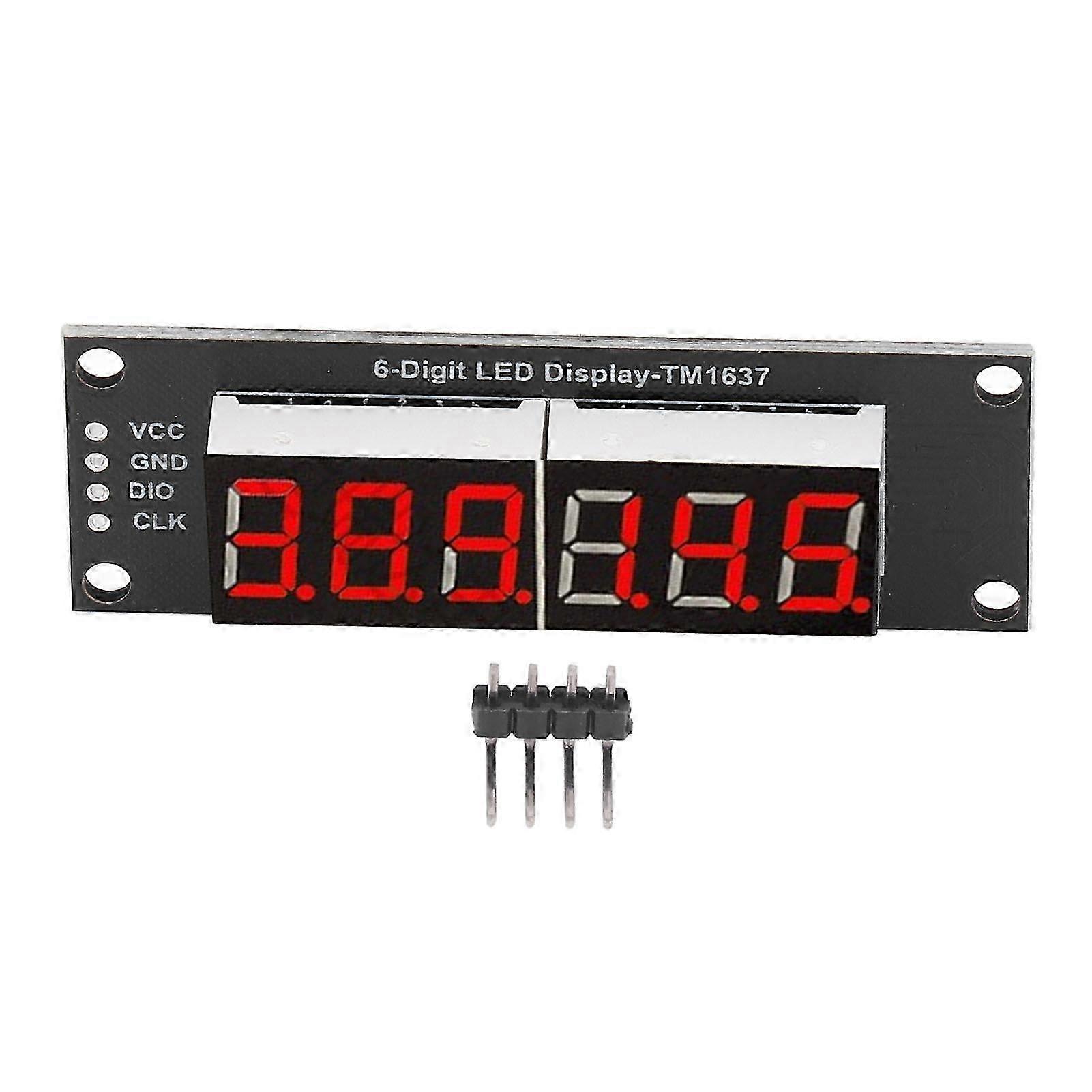 6 Digit Tube LED Segment Display Driver Digital Optoelectronic Module Red 0.36in