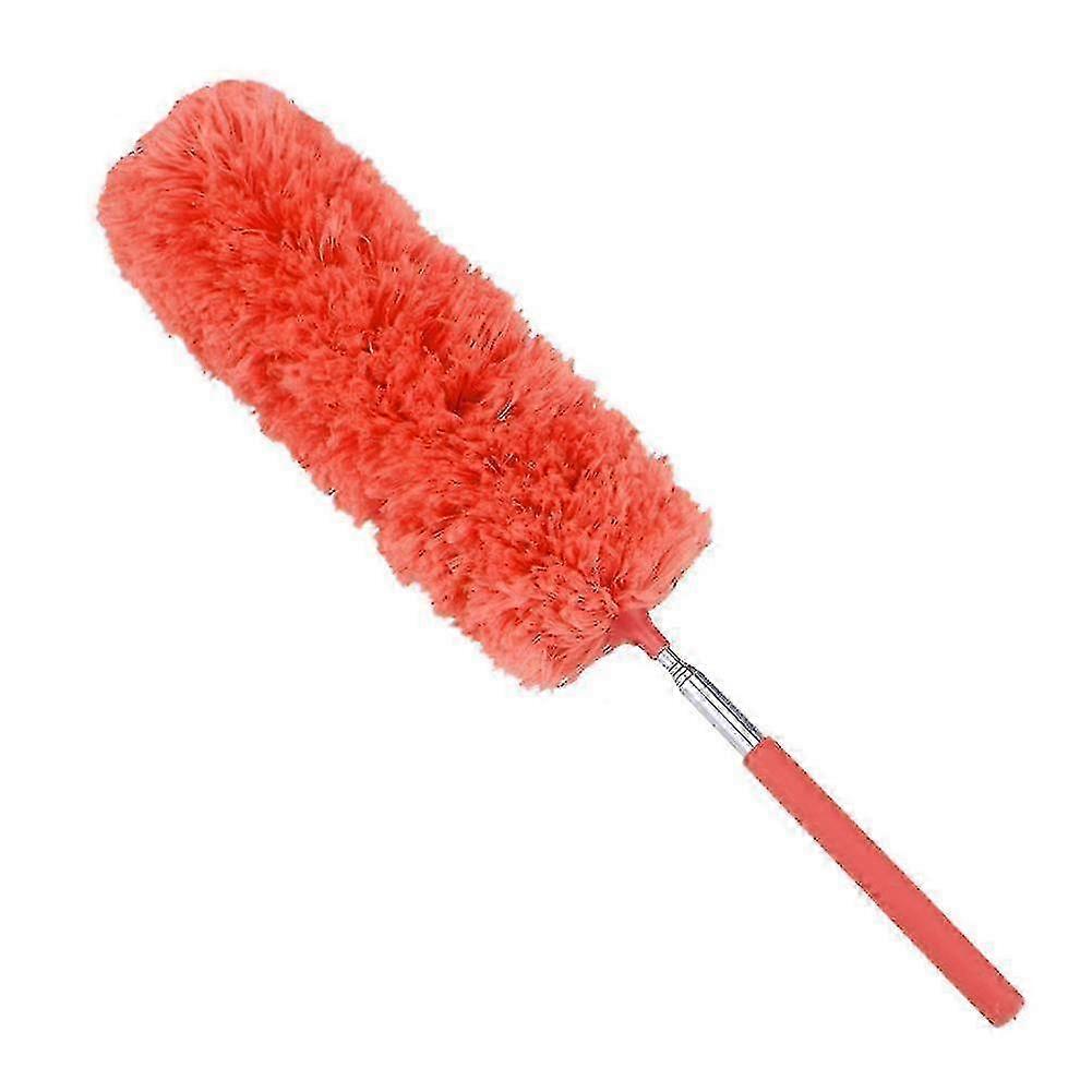 Telescopic Extend Microfiber Duster Dusting Brush Desk Car Soft Cleaning Tool