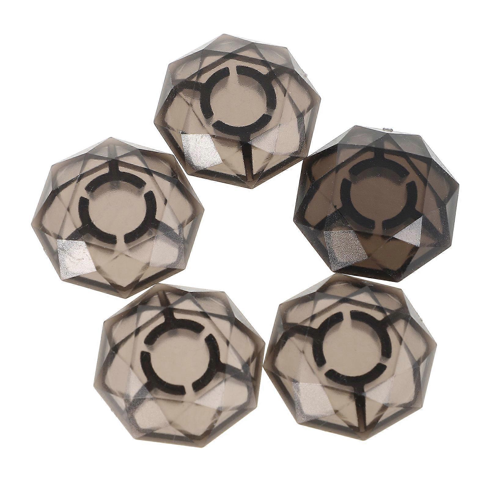 Footswitch Protection Cap For Guitar Effect Mushroom Shape Plastic Precise Control Stage Performance 5Pcs