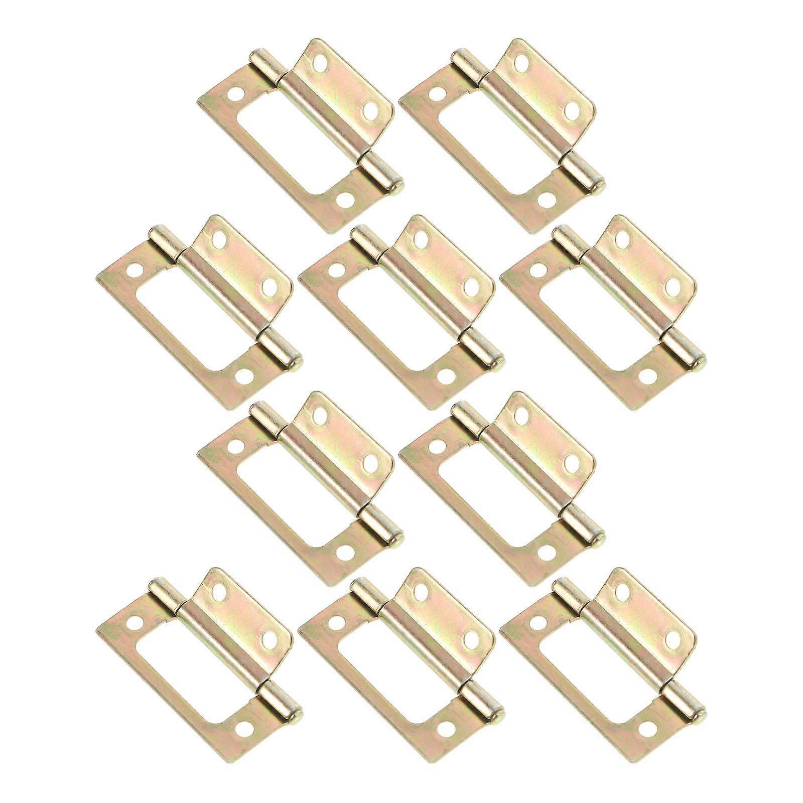 Decorative Cabinet Hinges Folding Closet Door Hardware Easy to Install For Home Decor Iron 10Pcs