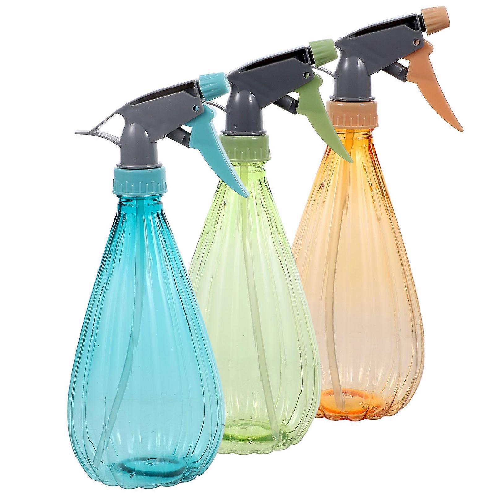 3pcs Lightweight Watering Can Spray Bottle for Indoor Plants Refillable Misting Sprayer in Nordic Style Colors Green, Orange, Blue for Easy Plant